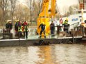 Bergung PKW im Rhein Hitdorfer Fähre P189428